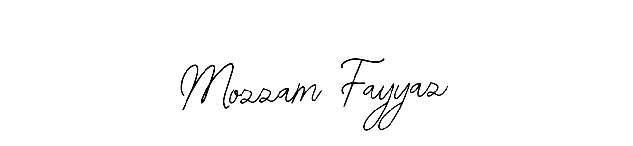 Design your own signature with our free online signature maker. With this signature software, you can create a handwritten (Bearetta-2O07w) signature for name Mozzam Fayyaz. Mozzam Fayyaz signature style 12 images and pictures png