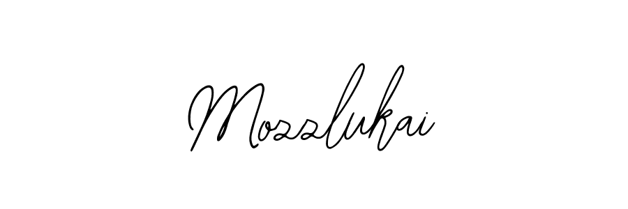 You should practise on your own different ways (Bearetta-2O07w) to write your name (Mozzlukai) in signature. don't let someone else do it for you. Mozzlukai signature style 12 images and pictures png