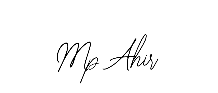 Make a beautiful signature design for name Mp Ahir. Use this online signature maker to create a handwritten signature for free. Mp Ahir signature style 12 images and pictures png