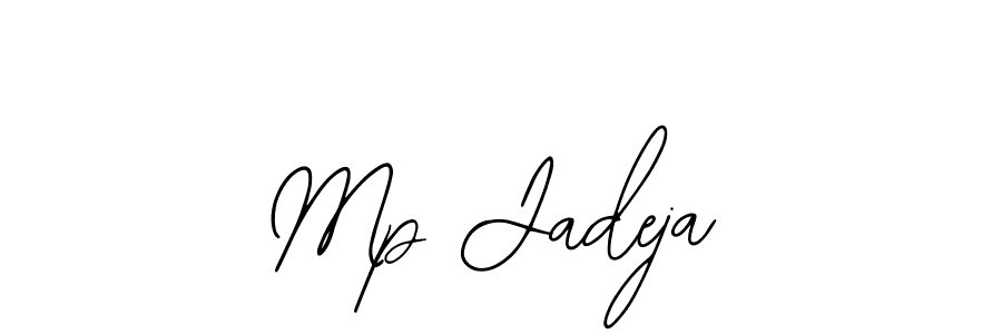 Mp Jadeja stylish signature style. Best Handwritten Sign (Bearetta-2O07w) for my name. Handwritten Signature Collection Ideas for my name Mp Jadeja. Mp Jadeja signature style 12 images and pictures png