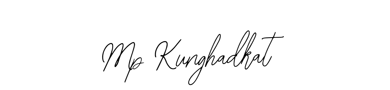 if you are searching for the best signature style for your name Mp Kunghadkat. so please give up your signature search. here we have designed multiple signature styles  using Bearetta-2O07w. Mp Kunghadkat signature style 12 images and pictures png