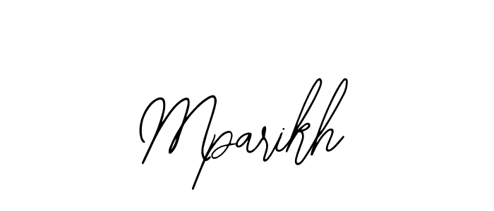 Create a beautiful signature design for name Mparikh. With this signature (Bearetta-2O07w) fonts, you can make a handwritten signature for free. Mparikh signature style 12 images and pictures png