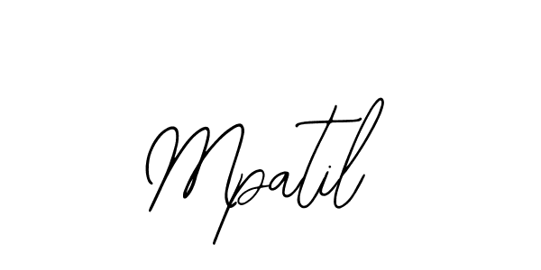 The best way (Bearetta-2O07w) to make a short signature is to pick only two or three words in your name. The name Mpatil include a total of six letters. For converting this name. Mpatil signature style 12 images and pictures png