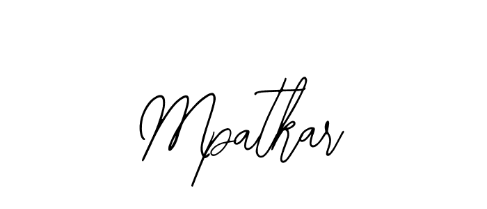 Create a beautiful signature design for name Mpatkar. With this signature (Bearetta-2O07w) fonts, you can make a handwritten signature for free. Mpatkar signature style 12 images and pictures png