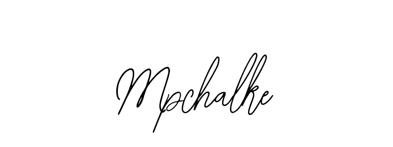 Also You can easily find your signature by using the search form. We will create Mpchalke name handwritten signature images for you free of cost using Bearetta-2O07w sign style. Mpchalke signature style 12 images and pictures png