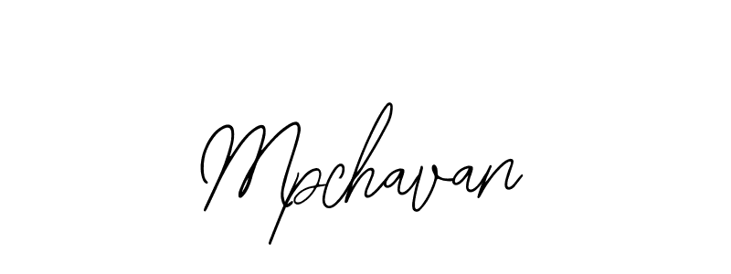 How to make Mpchavan signature? Bearetta-2O07w is a professional autograph style. Create handwritten signature for Mpchavan name. Mpchavan signature style 12 images and pictures png