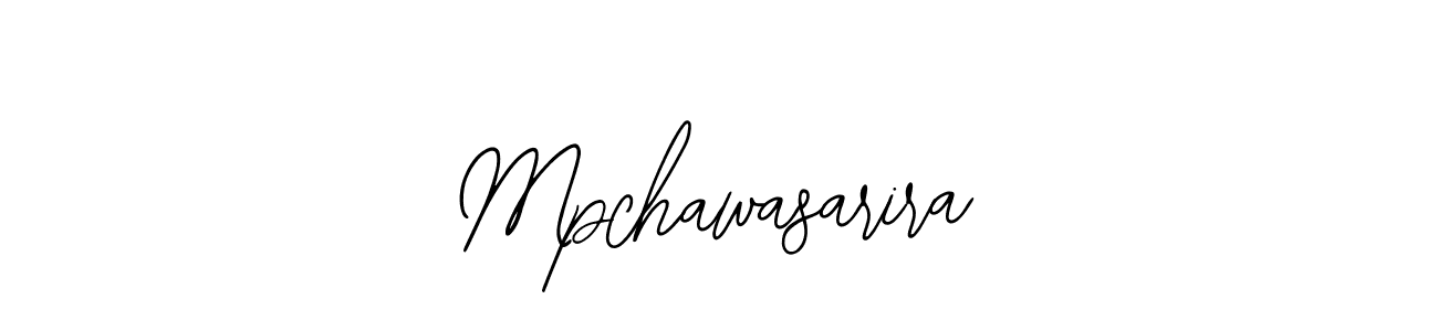 if you are searching for the best signature style for your name Mpchawasarira. so please give up your signature search. here we have designed multiple signature styles  using Bearetta-2O07w. Mpchawasarira signature style 12 images and pictures png