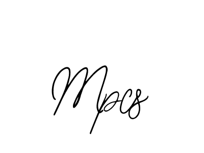 Use a signature maker to create a handwritten signature online. With this signature software, you can design (Bearetta-2O07w) your own signature for name Mpcs. Mpcs signature style 12 images and pictures png