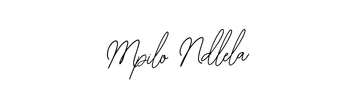 This is the best signature style for the Mpilo Ndlela name. Also you like these signature font (Bearetta-2O07w). Mix name signature. Mpilo Ndlela signature style 12 images and pictures png