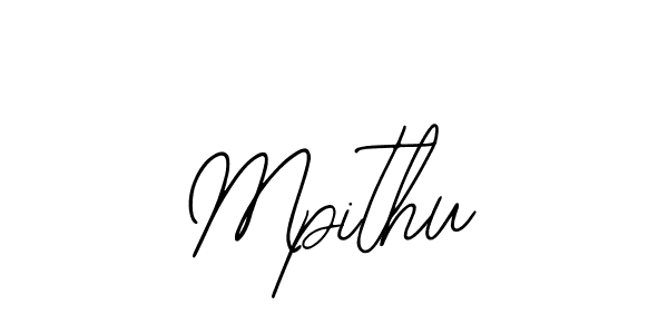 The best way (Bearetta-2O07w) to make a short signature is to pick only two or three words in your name. The name Mpithu include a total of six letters. For converting this name. Mpithu signature style 12 images and pictures png