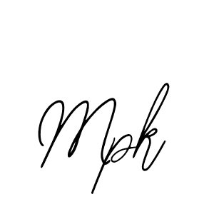 Create a beautiful signature design for name Mpk. With this signature (Bearetta-2O07w) fonts, you can make a handwritten signature for free. Mpk signature style 12 images and pictures png