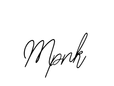 Use a signature maker to create a handwritten signature online. With this signature software, you can design (Bearetta-2O07w) your own signature for name Mpnk. Mpnk signature style 12 images and pictures png