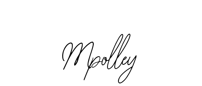 How to make Mpolley signature? Bearetta-2O07w is a professional autograph style. Create handwritten signature for Mpolley name. Mpolley signature style 12 images and pictures png