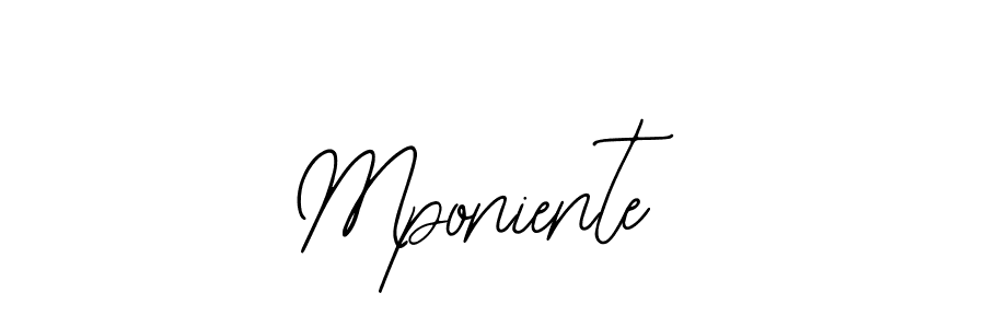 Create a beautiful signature design for name Mponiente. With this signature (Bearetta-2O07w) fonts, you can make a handwritten signature for free. Mponiente signature style 12 images and pictures png