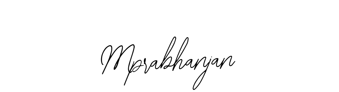 How to make Mprabhanjan name signature. Use Bearetta-2O07w style for creating short signs online. This is the latest handwritten sign. Mprabhanjan signature style 12 images and pictures png