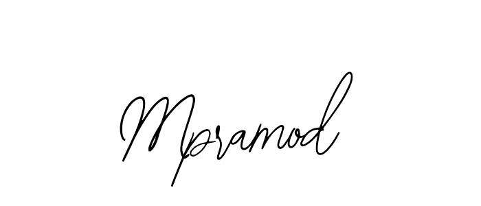 Mpramod stylish signature style. Best Handwritten Sign (Bearetta-2O07w) for my name. Handwritten Signature Collection Ideas for my name Mpramod. Mpramod signature style 12 images and pictures png