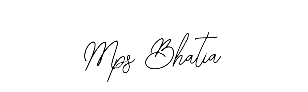 The best way (Bearetta-2O07w) to make a short signature is to pick only two or three words in your name. The name Mps Bhatia include a total of six letters. For converting this name. Mps Bhatia signature style 12 images and pictures png