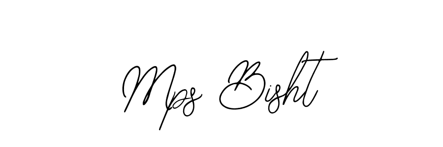 Similarly Bearetta-2O07w is the best handwritten signature design. Signature creator online .You can use it as an online autograph creator for name Mps Bisht. Mps Bisht signature style 12 images and pictures png