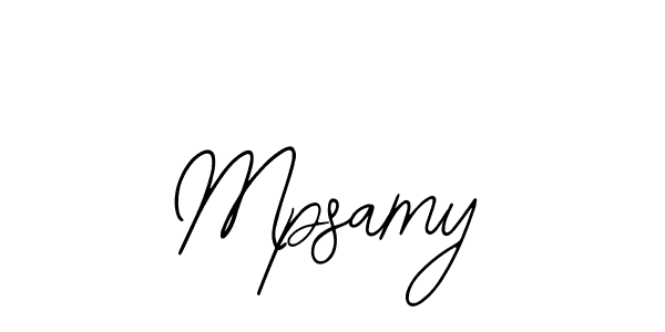 Best and Professional Signature Style for Mpsamy. Bearetta-2O07w Best Signature Style Collection. Mpsamy signature style 12 images and pictures png