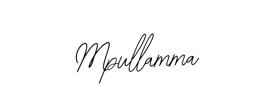 How to make Mpullamma signature? Bearetta-2O07w is a professional autograph style. Create handwritten signature for Mpullamma name. Mpullamma signature style 12 images and pictures png