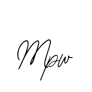 if you are searching for the best signature style for your name Mpw. so please give up your signature search. here we have designed multiple signature styles  using Bearetta-2O07w. Mpw signature style 12 images and pictures png