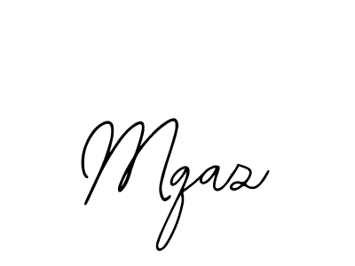Design your own signature with our free online signature maker. With this signature software, you can create a handwritten (Bearetta-2O07w) signature for name Mqaz. Mqaz signature style 12 images and pictures png