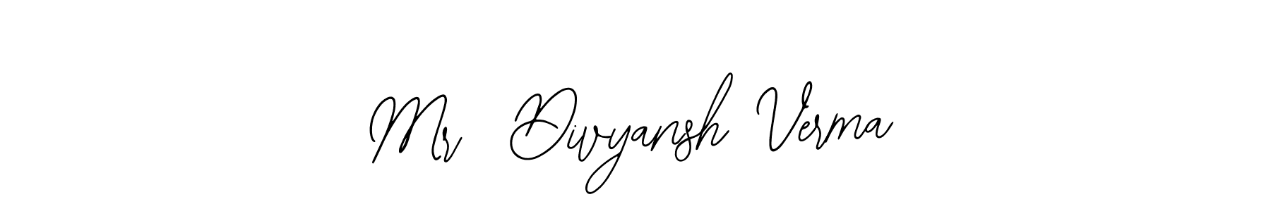Also we have Mr  Divyansh Verma name is the best signature style. Create professional handwritten signature collection using Bearetta-2O07w autograph style. Mr  Divyansh Verma signature style 12 images and pictures png