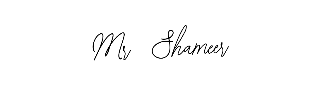 How to make Mr  Shameer signature? Bearetta-2O07w is a professional autograph style. Create handwritten signature for Mr  Shameer name. Mr  Shameer signature style 12 images and pictures png