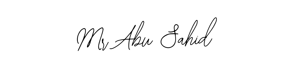 Also we have Mr Abu Sahid name is the best signature style. Create professional handwritten signature collection using Bearetta-2O07w autograph style. Mr Abu Sahid signature style 12 images and pictures png