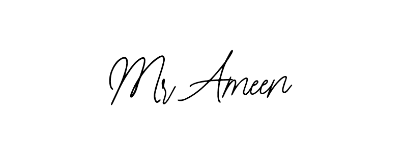 How to make Mr Ameen name signature. Use Bearetta-2O07w style for creating short signs online. This is the latest handwritten sign. Mr Ameen signature style 12 images and pictures png