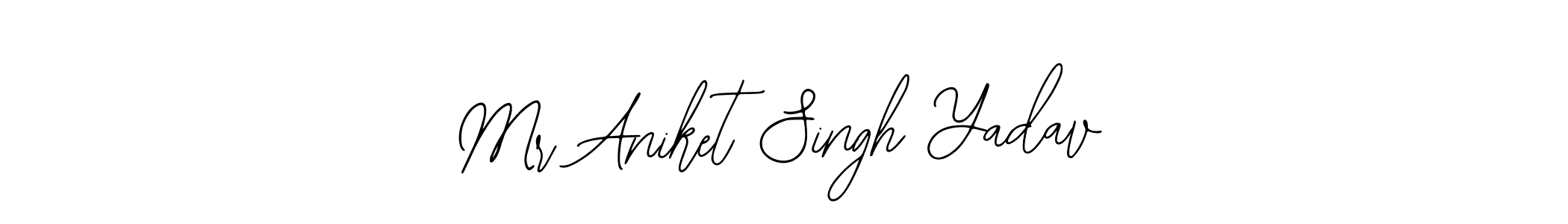 Make a beautiful signature design for name Mr Aniket Singh Yadav. Use this online signature maker to create a handwritten signature for free. Mr Aniket Singh Yadav signature style 12 images and pictures png