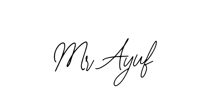 Make a beautiful signature design for name Mr Ayuf. Use this online signature maker to create a handwritten signature for free. Mr Ayuf signature style 12 images and pictures png
