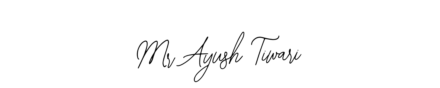 if you are searching for the best signature style for your name Mr Ayush Tiwari. so please give up your signature search. here we have designed multiple signature styles  using Bearetta-2O07w. Mr Ayush Tiwari signature style 12 images and pictures png