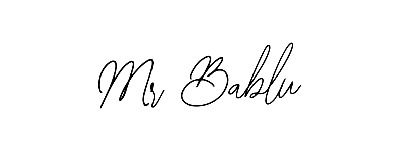 Also we have Mr Bablu name is the best signature style. Create professional handwritten signature collection using Bearetta-2O07w autograph style. Mr Bablu signature style 12 images and pictures png