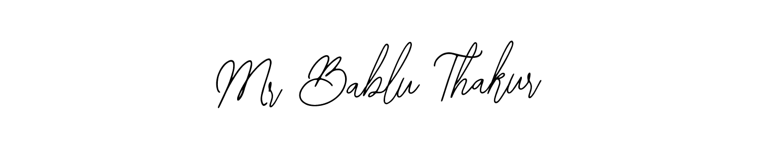 It looks lik you need a new signature style for name Mr Bablu Thakur. Design unique handwritten (Bearetta-2O07w) signature with our free signature maker in just a few clicks. Mr Bablu Thakur signature style 12 images and pictures png