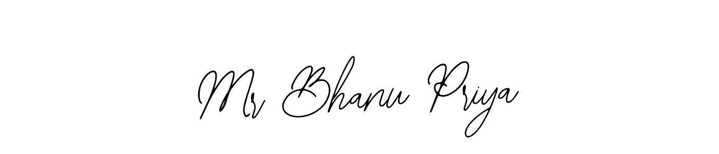 Use a signature maker to create a handwritten signature online. With this signature software, you can design (Bearetta-2O07w) your own signature for name Mr Bhanu Priya. Mr Bhanu Priya signature style 12 images and pictures png