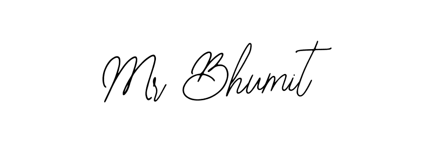 Use a signature maker to create a handwritten signature online. With this signature software, you can design (Bearetta-2O07w) your own signature for name Mr Bhumit. Mr Bhumit signature style 12 images and pictures png