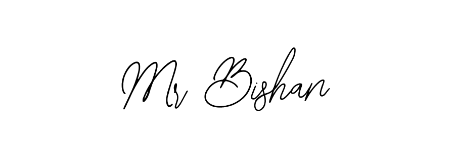 You should practise on your own different ways (Bearetta-2O07w) to write your name (Mr Bishan) in signature. don't let someone else do it for you. Mr Bishan signature style 12 images and pictures png