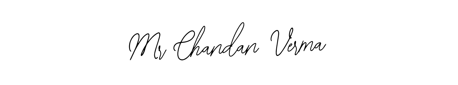 Make a beautiful signature design for name Mr Chandan Verma. With this signature (Bearetta-2O07w) style, you can create a handwritten signature for free. Mr Chandan Verma signature style 12 images and pictures png