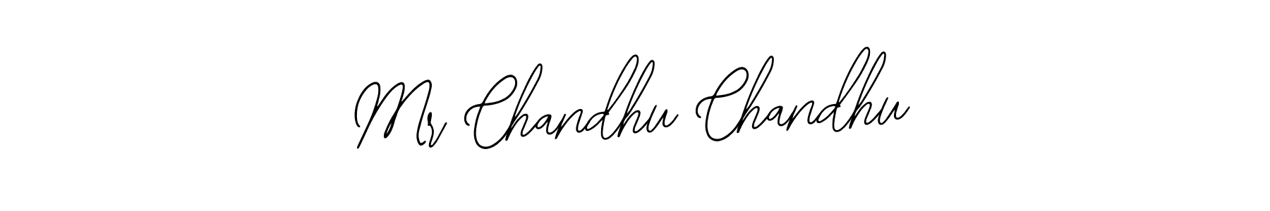 How to make Mr Chandhu Chandhu name signature. Use Bearetta-2O07w style for creating short signs online. This is the latest handwritten sign. Mr Chandhu Chandhu signature style 12 images and pictures png