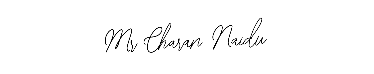 Create a beautiful signature design for name Mr Charan Naidu. With this signature (Bearetta-2O07w) fonts, you can make a handwritten signature for free. Mr Charan Naidu signature style 12 images and pictures png