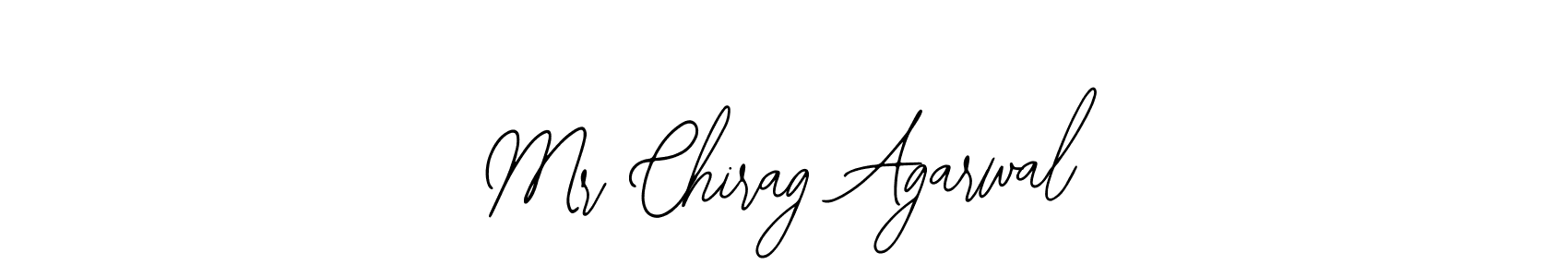How to make Mr Chirag Agarwal name signature. Use Bearetta-2O07w style for creating short signs online. This is the latest handwritten sign. Mr Chirag Agarwal signature style 12 images and pictures png
