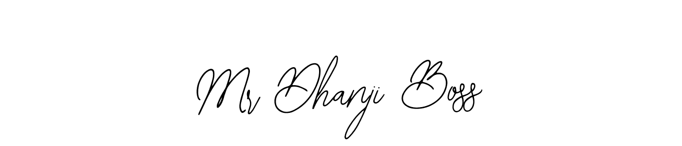 Create a beautiful signature design for name Mr Dhanji Boss. With this signature (Bearetta-2O07w) fonts, you can make a handwritten signature for free. Mr Dhanji Boss signature style 12 images and pictures png