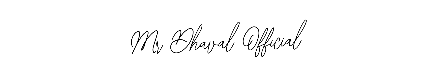 Similarly Bearetta-2O07w is the best handwritten signature design. Signature creator online .You can use it as an online autograph creator for name Mr Dhaval Official. Mr Dhaval Official signature style 12 images and pictures png