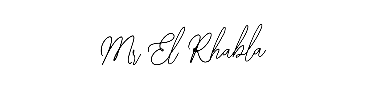 How to Draw Mr El Rhabla signature style? Bearetta-2O07w is a latest design signature styles for name Mr El Rhabla. Mr El Rhabla signature style 12 images and pictures png