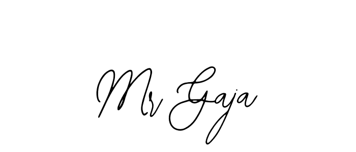 How to make Mr Gaja name signature. Use Bearetta-2O07w style for creating short signs online. This is the latest handwritten sign. Mr Gaja signature style 12 images and pictures png