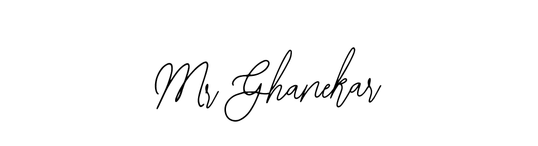 Similarly Bearetta-2O07w is the best handwritten signature design. Signature creator online .You can use it as an online autograph creator for name Mr Ghanekar. Mr Ghanekar signature style 12 images and pictures png