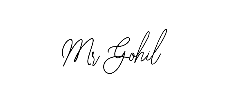 The best way (Bearetta-2O07w) to make a short signature is to pick only two or three words in your name. The name Mr Gohil include a total of six letters. For converting this name. Mr Gohil signature style 12 images and pictures png