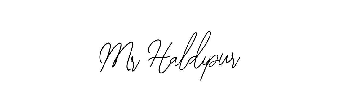 The best way (Bearetta-2O07w) to make a short signature is to pick only two or three words in your name. The name Mr Haldipur include a total of six letters. For converting this name. Mr Haldipur signature style 12 images and pictures png