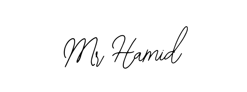 if you are searching for the best signature style for your name Mr Hamid. so please give up your signature search. here we have designed multiple signature styles  using Bearetta-2O07w. Mr Hamid signature style 12 images and pictures png